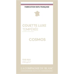 Couette COSMOS Tempérée 90% Duvet De Canard 10% Plumettes 200 G/m² 17 Couette COSMOS Tempérée 90% Duvet De Canard 10% Plumettes 200 G/m² -Literie Magasin couette cosmos temperee 5