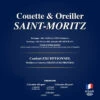 Couette SAINT-MORITZ Hiver 90% Duvet D'Oie Blanc 10% Plumettes 250 G/m² -Literie Magasin couette saint moritz hiver