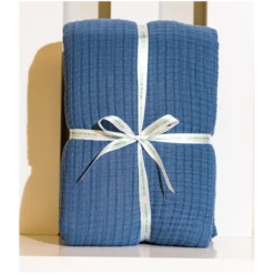 Couverture / Couvre Lit FLORENCE 100% Coton Garment Dye 400g/m2