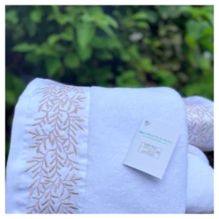 Drap De Douche 70 X 130 Cm - Collection FONTAINEBLEAU 100% Coton 600 G/m² -Literie Magasin drap de douche 70 x 130 cm collection fontainebleau 4