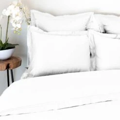 Drap Housse Bonnets 30 Cm - Collection GIZA 100% Satin De Coton Égyptien 240 Fils/cm² -Literie Magasin drap housse giza bonnets 30 cm 7