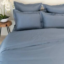 Lot De 2 Taies D'Oreiller - Collection GIZA 100% Satin De Coton Égyptien 240 Fils/cm² 18 Lot De 2 Taies D'Oreiller - Collection GIZA 100% Satin De Coton Égyptien 240 Fils/cm² -Literie Magasin lot de 2 taies d oreiller giza 3