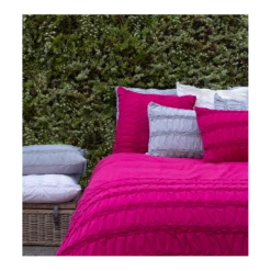 Lot De 2 Taies D'Oreiller SHADOW 100% Coton 57 Fils/cm² -Literie Magasin lot de 2 taies d oreiller shadow 1