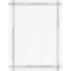 Lot De 3 Essuie-Verres 100% Pur Fil De Lin - 50 X 70 Cm