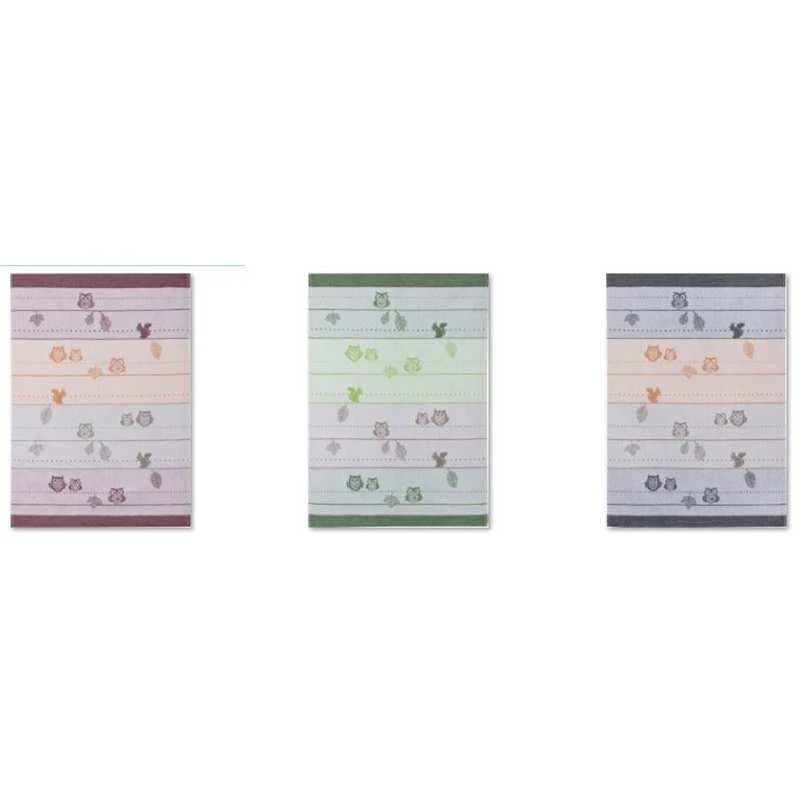 Lot De 3 Torchons HIBOUX 100% Coton - 50 X 70 Cm 3 Lot De 3 Torchons HIBOUX 100% Coton - 50 X 70 Cm