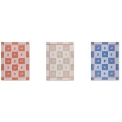 Lot De 3 Torchons PETITS POTS 100% Coton - 50 X 70 Cm