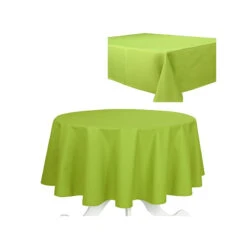 Nappe MOGADOR OLIVE - Effet Coton 100% Polyester 240 G/m²