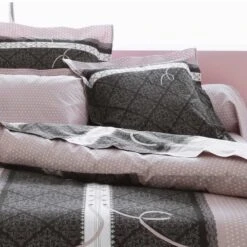 Parure De Draps GLAMOUR 100% Coton 57 Fils/cm² 5 Parure De Draps GLAMOUR 100% Coton 57 Fils/cm² -Literie Magasin parure de draps glamour 1