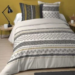 Parure Housse De Couette BARKLAY 100% Coton 57 Fils/cm²