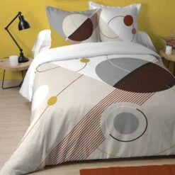 Parure Housse De Couette CHROMA 100% Coton 57 Fils/cm²