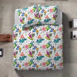 Parure Housse De Couette EXOTIQUE 100% Coton 57 Fils/cm²