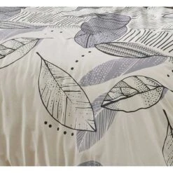 Parure Housse De Couette FOLIO ENCRE 100% Coton 57 Fils/cm²