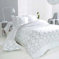 Parure Housse De Couette FOREVER 100% Coton 57 Fils/cm²