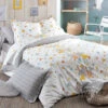 Parure Housse De Couette HELSI 100% Coton 57 Fils/cm² -Literie Magasin parure housse de couette helsi