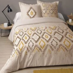 Parure Housse De Couette KILIM 100% Coton 57 Fils/cm²