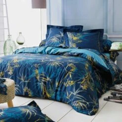 Parure Housse De Couette KIMONO 100% Coton 57 Fils/cm²