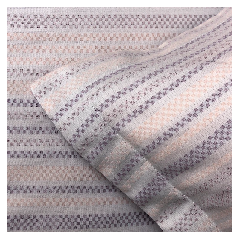 Parure Housse De Couette MANHATTAN AUBERGINE 100% Satin De Coton 120 Fils/cm² 4 Parure Housse De Couette MANHATTAN AUBERGINE 100% Satin De Coton 120 Fils/cm² – Image 2