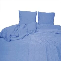 Parure Housse De Couette MÉTIS BLEU LAVANDE Métis Lavé 52% Coton 48% Lin