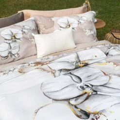 Parure Housse De Couette ORCHIDEA Collection Exclusive Made In Italie -Literie Magasin parure housse de couette orchidea 1