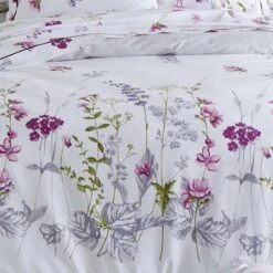 Parure Housse De Couette PRETTY 100% Coton 57 Fils/cm² -Literie Magasin parure housse de couette pretty 1