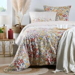 Parure Housse De Couette SVETLANA 100% Coton 57 Fils/cm²