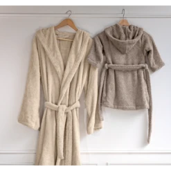 Peignoir De Bain Enfant à Capuche - Collection BIO 100% Coton 450 G/m²