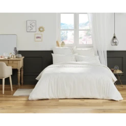 Taie D'oreiller 50x70cm AGATHE COCO 100% Coton 57 Fils/cm²