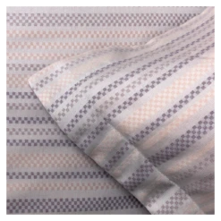 Taie D'Oreiller MANHATTAN AUBERGINE 100% Satin De Coton 120 Fils/cm² -Literie Magasin taie d oreiller manhattan aubergine 2