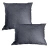 Taie D'Oreiller PALAZZO ARDOISE 100% Coton 550 G/m²