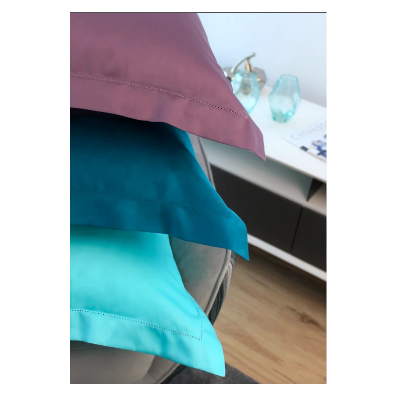 Taie D'Oreiller - Collection SATIN MERCERISÉ 100% Satin De Coton Mercerisé 120 Fils/cm² 5 Taie D'Oreiller - Collection SATIN MERCERISÉ 100% Satin De Coton Mercerisé 120 Fils/cm² – Image 3