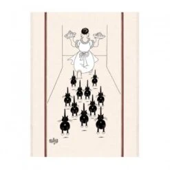 Torchon DUBOUT - À TABLE 100% Coton - 60 X 80 Cm